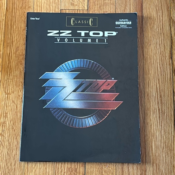 ZZ TOP VOLUME 1 GUITAR TAB  COMPLETE SOLOS CLASSIC VOCAL TUSH LOVE AFFAIR & MORE - Picture 1 of 6